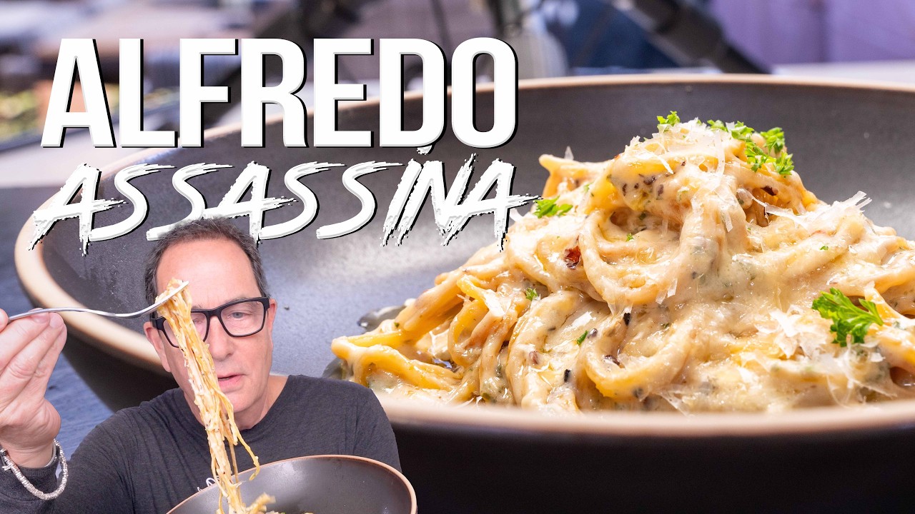 Alfredo Assassina Recipe | Spicy Pasta with Serious Attitude, image size:1280x720