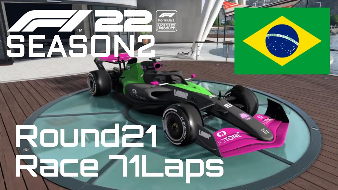 HETAKUSO【F1 22】S2 R21 BrazilianGP Race 71Laps - YouTube
