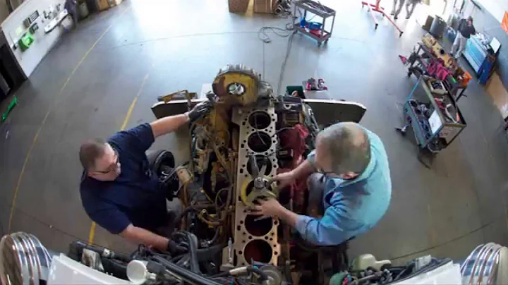 CAT Engine Teardown TimeLapse