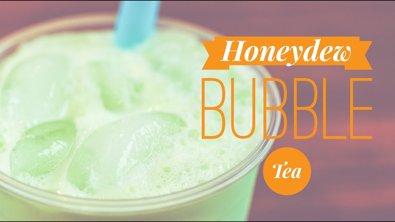Honeydew Latte Bubble Tea Recipe by Bubble Tea Supply - YouTube
