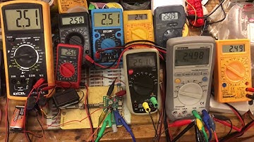 AD584JH reference voltage and 12 multimeters!