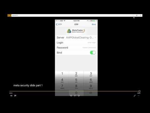 MetaTrader5 | MT5 | How to Setup - Security Authentication and Password Change