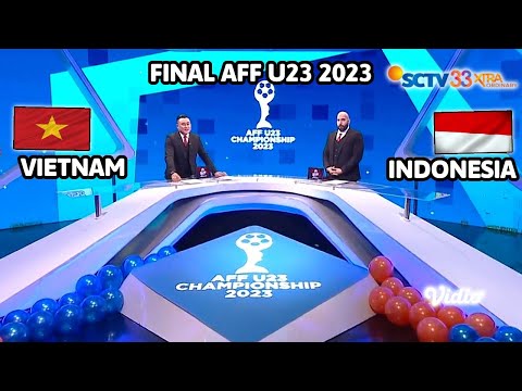 SEDANG BERLANGSUNG • TIMNAS INDONESA VS VIETNAM • FINAL Piala AFF U-23 2023 • LIVE SCTV • ilustrasi