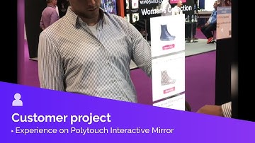 Intuiface Powered Experience on Polytouch Interactive Mirror
