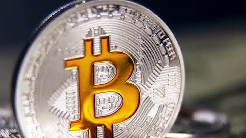 Rotating Bitcoin BTC Stock Video