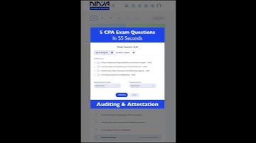 5 AUD CPA Exam Questions in 55 Seconds #cpaexam #cpa #another71 #shorts