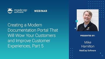Creating a Modern Documentation Portal That Will Wow Your Customers, Part 5