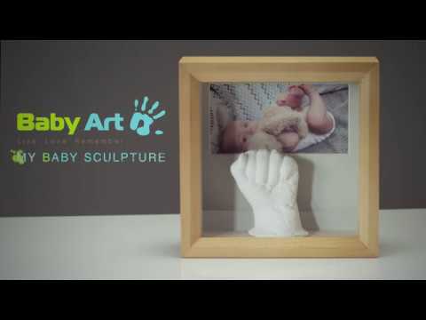 Cadre Empreinte 3d My Baby Sculpture Youtube