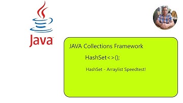 JAVA Collections Framework (Part 5) HashSet - and ArrayList SPEEDTEST.