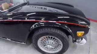 1969 Black Triumph TR6 With Overdrive