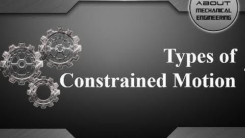 Types of Constrained Motion #theoryofmachines #theory_of_machine #theoryofmachine #engineering