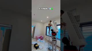 Mitshubishi Aircondition Fitting🛠️✅….#actechnician #viralvideo #shortsfeed