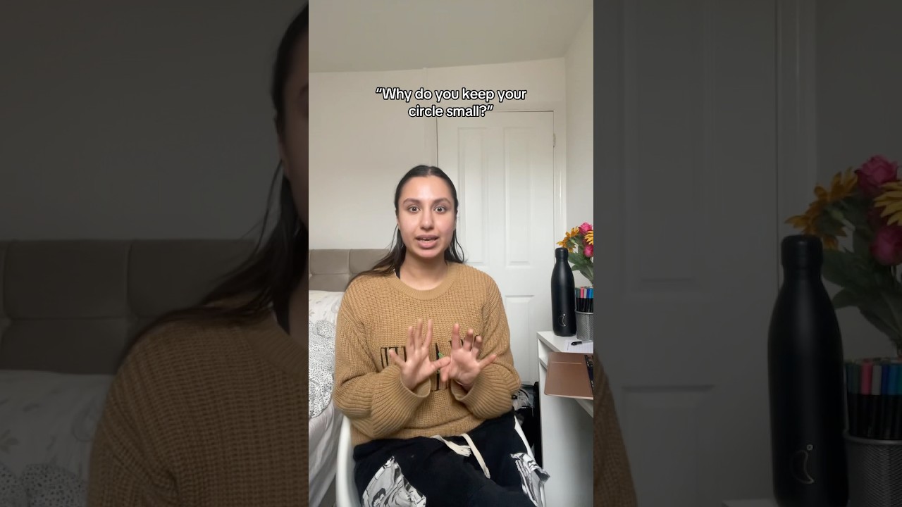 Why do you keep your circle small….. 