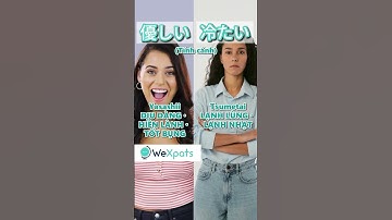 CẶP TỪ TRÁI NGHĨA N4 - N5 | WeXpats TV