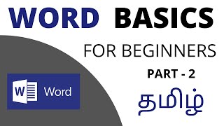 MS WORD BASICS PART - 2 TAMIL | EQUIP