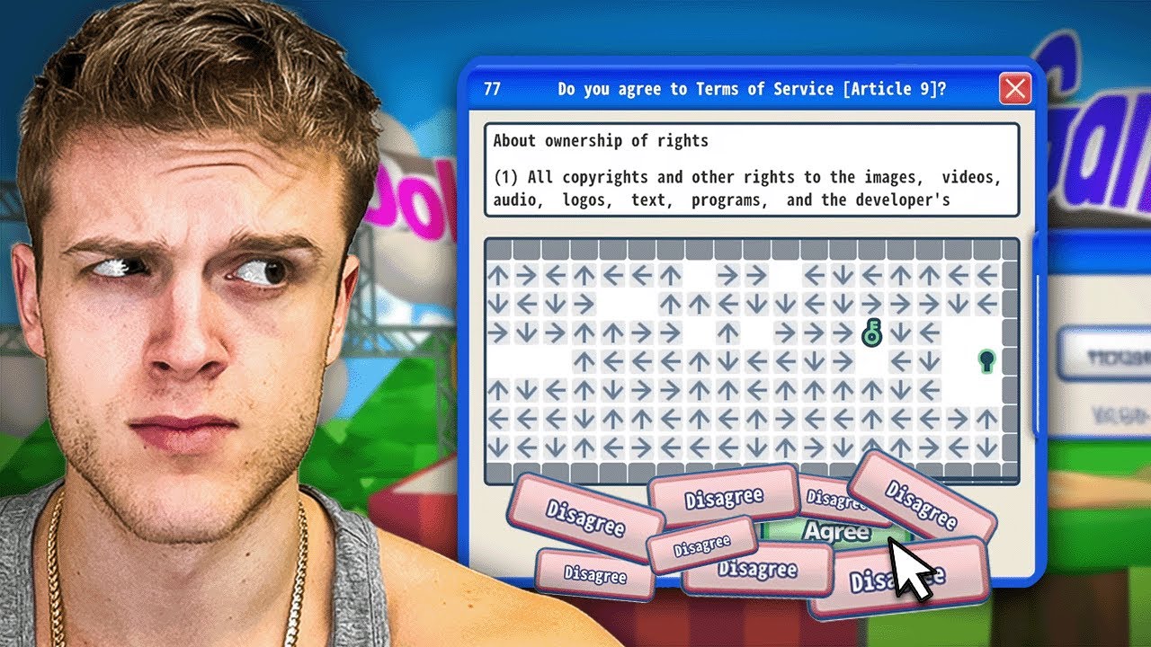 I CAN'T PLAY THE GAME UNLESS HIT AGREE??