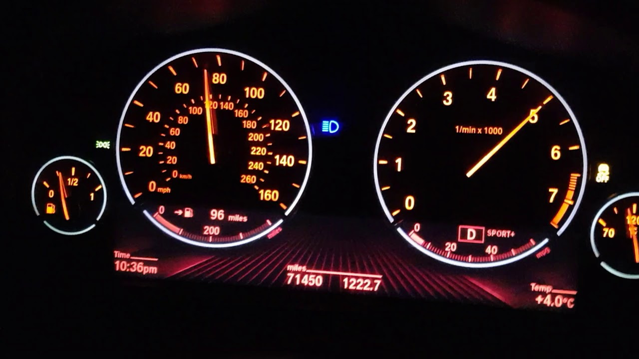 BMW 750i F01 Acceleration 0-60 - YouTube