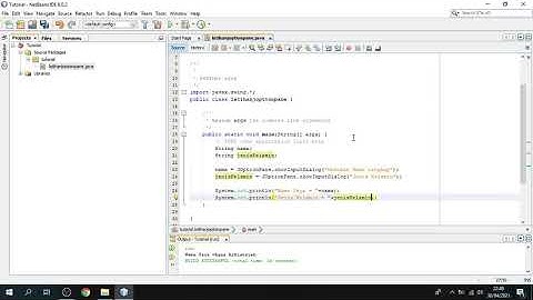 Cara Cepat Input Data Menggunakan JOptionPane Pada Java