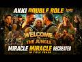 Double Role CONFIRMED In Welcome To The Jungle Title Track + Miracle Miracle Meme Recreated 😂🔥| AKN