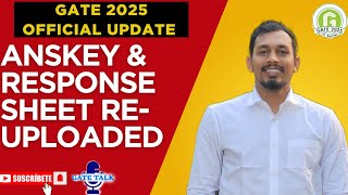 GATE 2025 Official Update | Check Updated Anskey | IIT Roorkee |