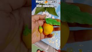 ||Chalk||Mango 🥭 After Dry//Coloring 🥰🔥🔥 #diy #art #handmade #chalkart #viral #manga #chalk #craft..