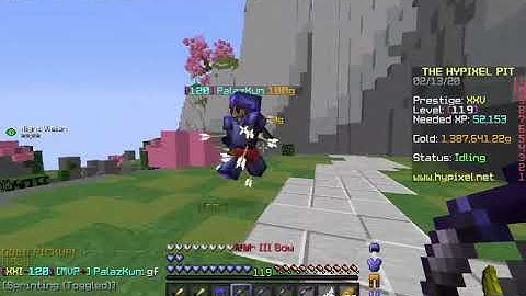 AsianMaterial vs Palaz (Hypixel pit 1v1)
