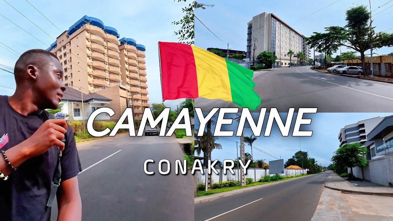 Conakry Guinee : CAMAYENNE, un quartier pas comme les autres (Conakry)