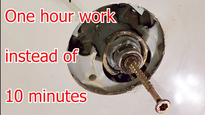 Broken Shower Cartridge Removal Moen