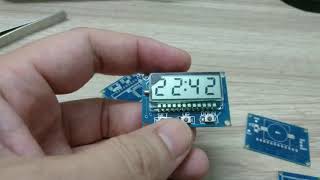 Digital clock using LCD segment 4 digit and stm8l152