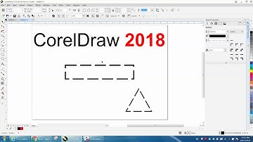 Corel Draw Tips & Tricks CorelDraw 2018 Dotted or Dashed Lines CORNERS