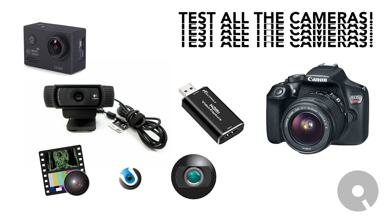 Multiple Camera with CamTwist - Logitech, Canon Rebel T6, OVDRM 4200