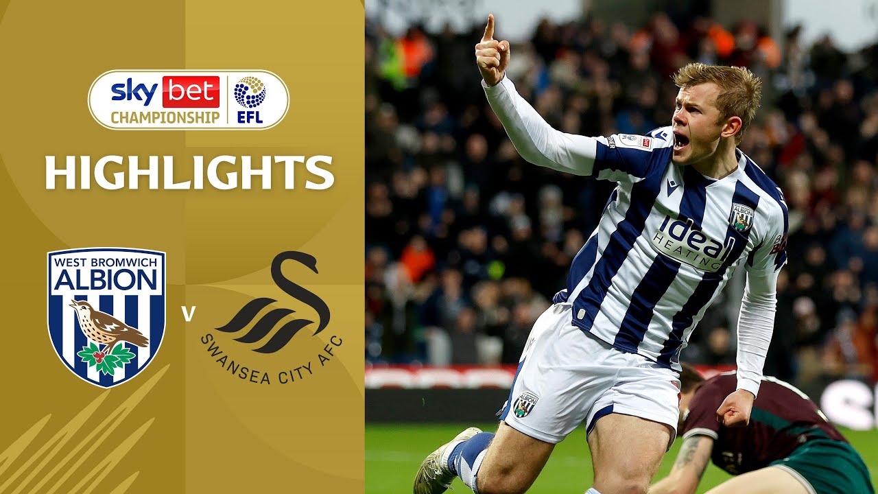 [Highlight] EFL Championship : West Bromwich Albion vs Swansea City (29-11-68)