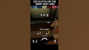 1V5 CLUTCH ON *NEW* MAP LAIR!  #rainbowsixsiege #ace #clutch