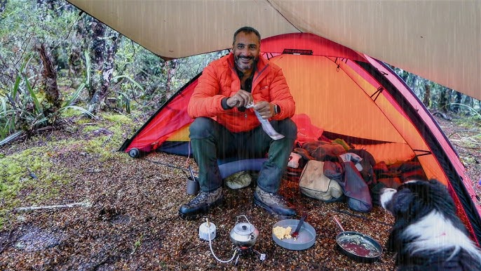 Rain Camping in Air Tent - Mountain - Outdoor 