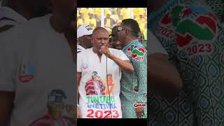 Saheed Balogun Turns Rapper, Raps Just Like Asake For Bola Ahmed Tinubu At His Final Campaign Rally.