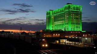 Trains On St. Patricks Day In Detroit