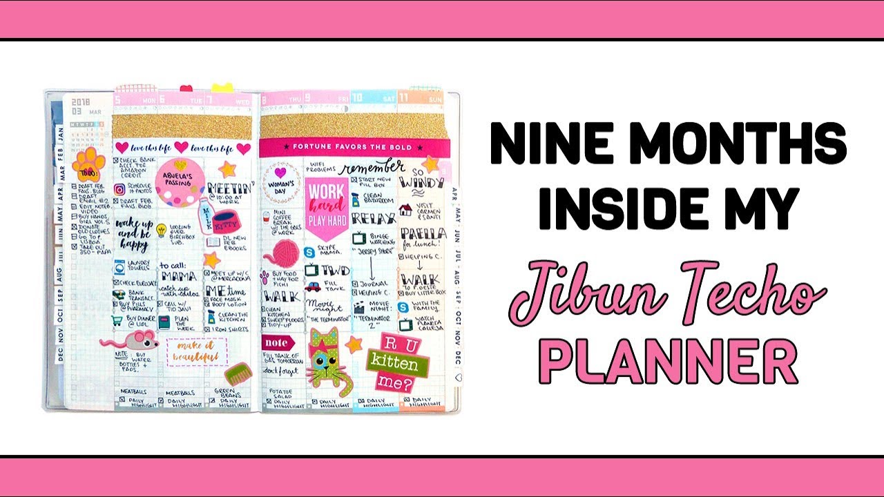 I'M BACK! Planner Update - Jibun Techo Flip Through