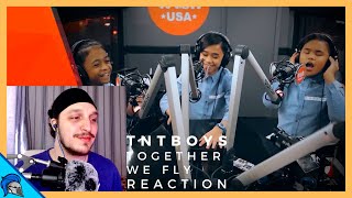 REACTING TO TNT BOYS - Perform Together We Fly Live On Wishbus | UK REACTION |