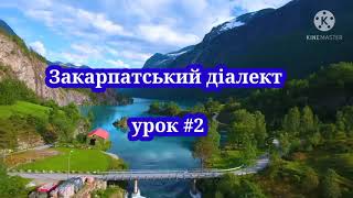 Закарпатський діалект. Закарпатська мова #2