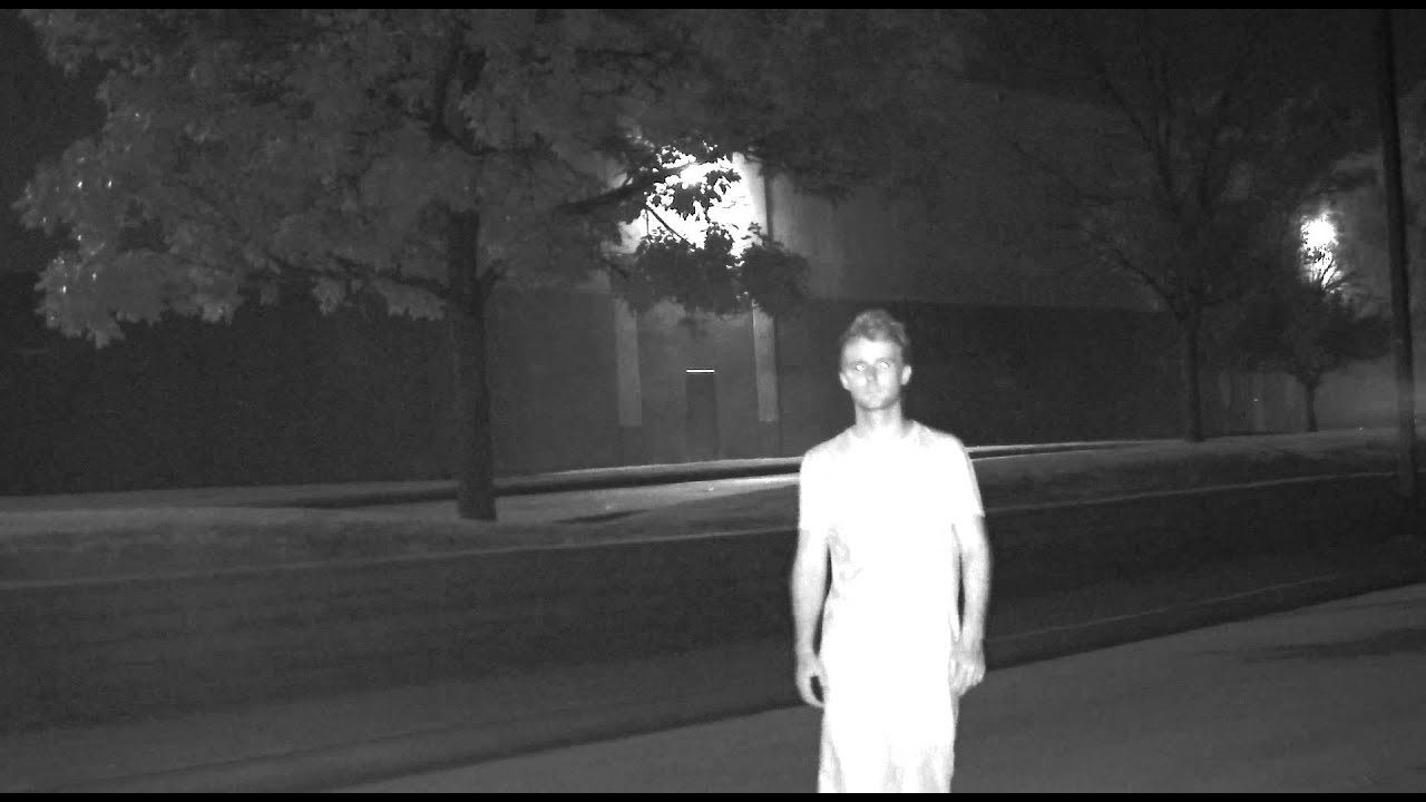 Night Time AV2825IR Infrared Security Camera YouTube