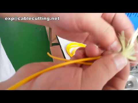 Fiber Optic & Coaxial Cable Stripping Machine for Wire Processing