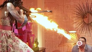 Shot With FLAMING ARROW on LIVE TV!! | What’s Trending Now