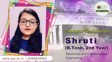 Student Testimonial | Shruti | B.Tech | Electronics and Communication Engineering