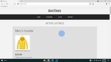 Project 2 - Commerce | CS50 Web Programming with Python and JavaScript