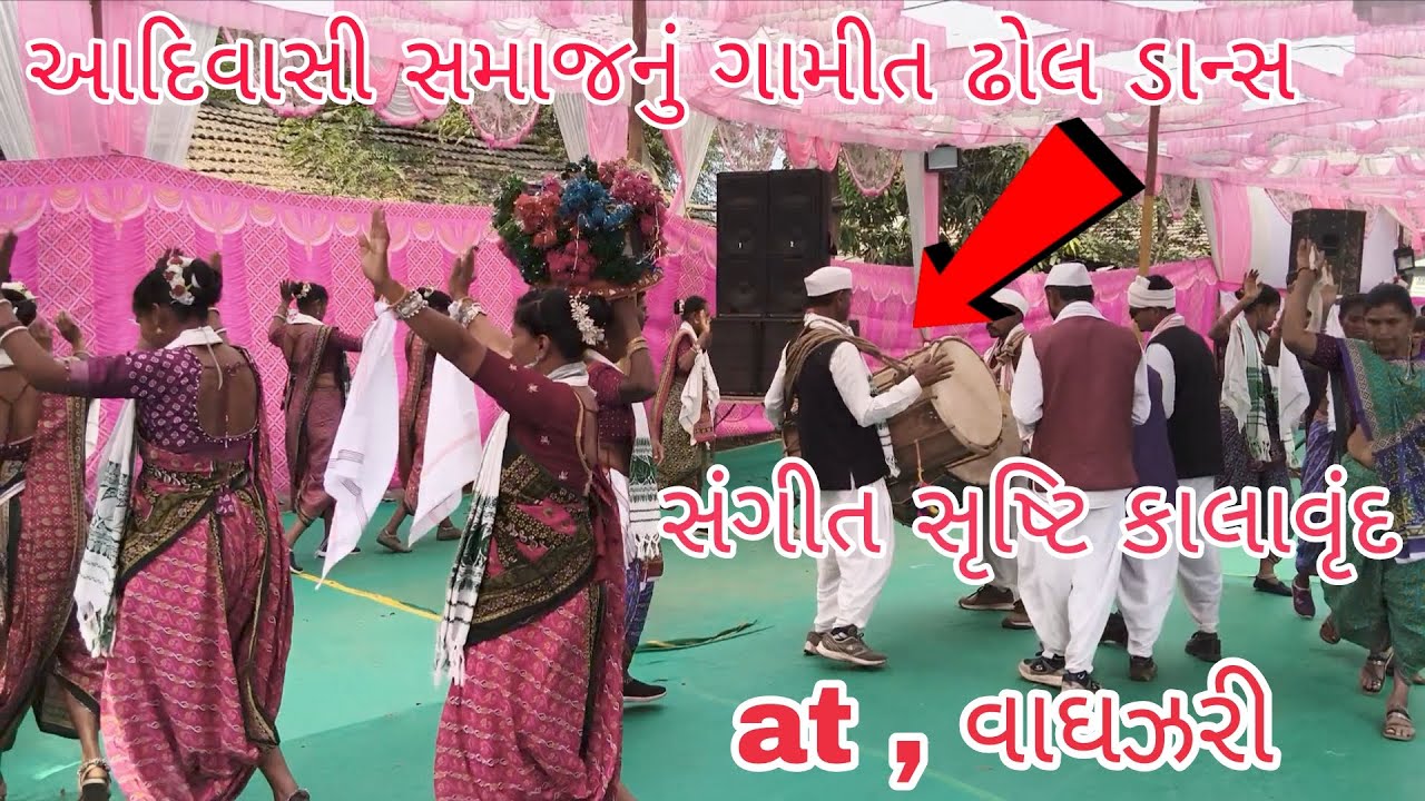 આદિવાસી સમાજનું ઢોલ ડાન્સ , સંગીત સૃષ્ટિ કાલાવૃંદ ની સાથે🕺💃🕺