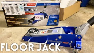 Pittsburgh Aluminum Racing Floor Jack from Harbor Freight Tools Review - YouTube