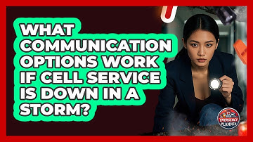 What Communication Options Work If Cell Service Is Down In A Storm? - Your Emergency Planner