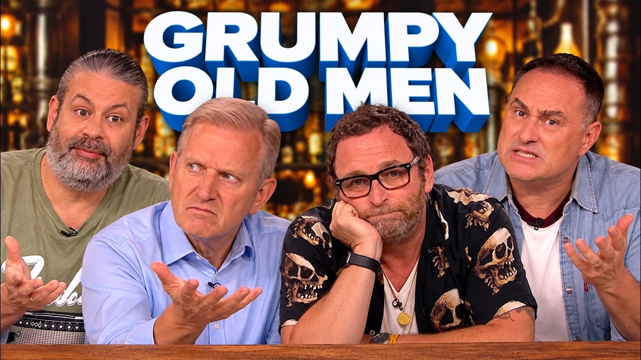 NEW SERIES: Grumpy Old Men | Jeremy Kyle Rages At Lycra Cyclists & Idiots Who Put Feet On Seats