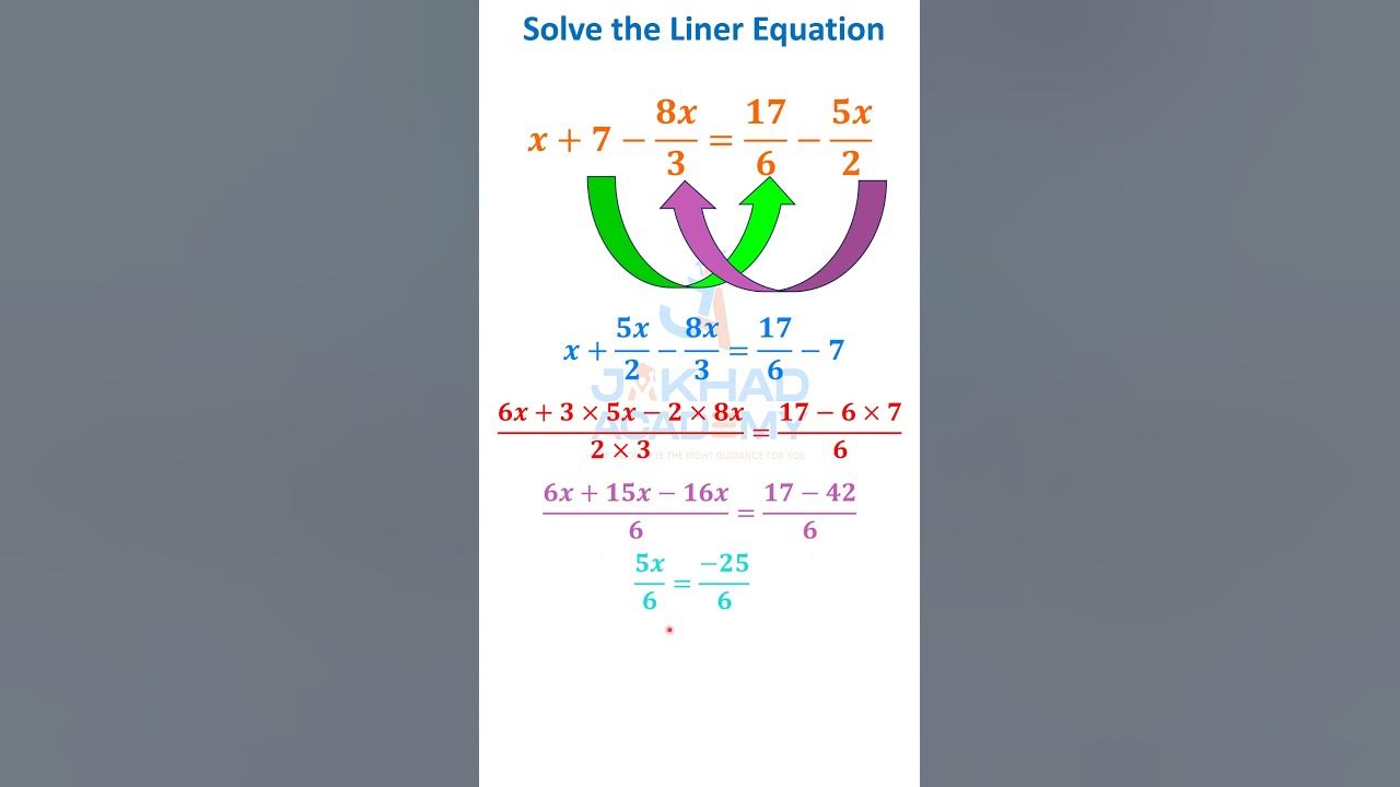 solve-the-liner-equation-with-in1min-cbse-education