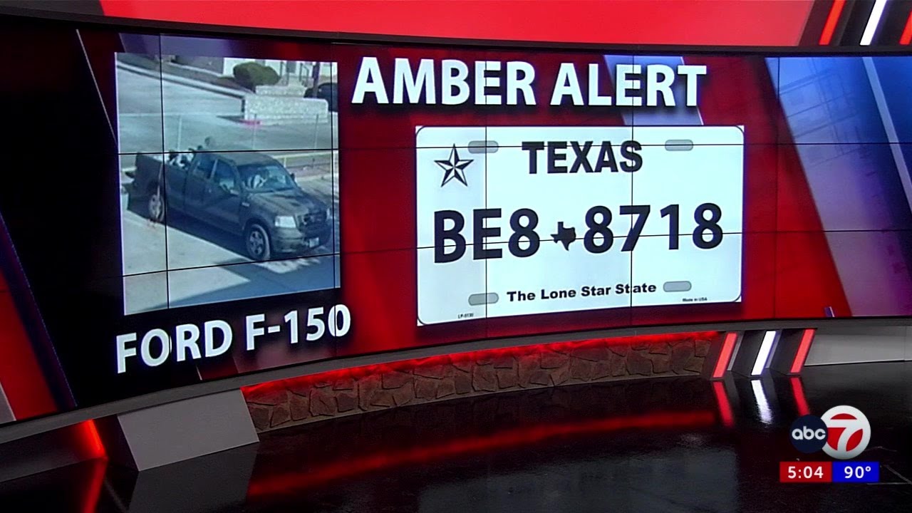 Amber alert issued in El Paso for four children YouTube